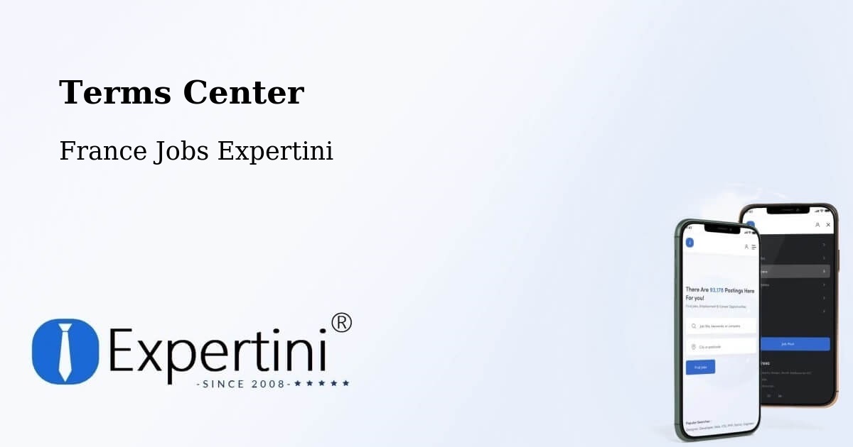 Terms Center - France Jobs Expertini